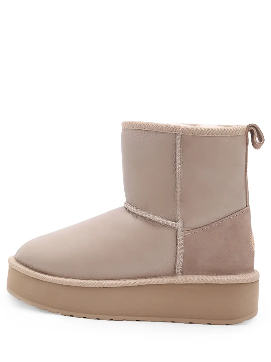 Угги кожаные на меху