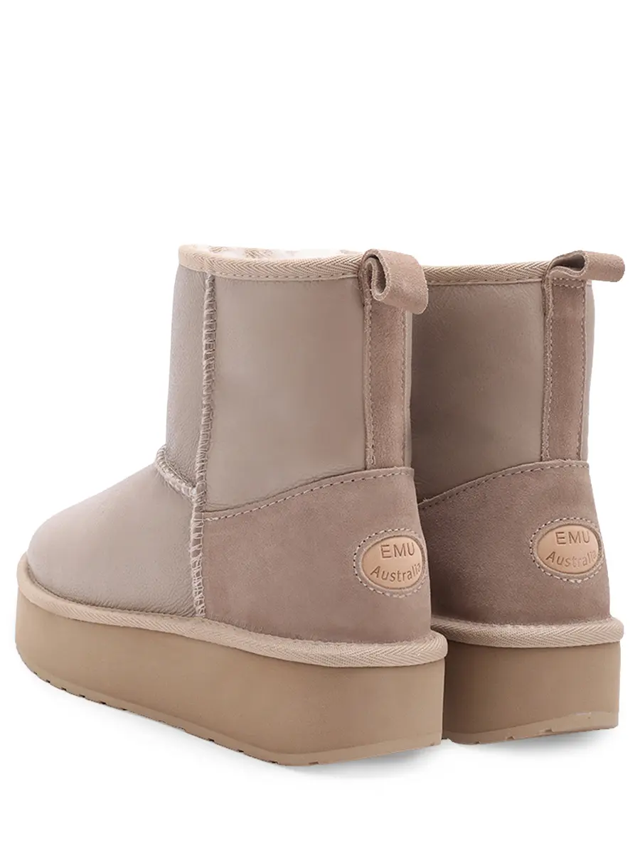 Угги кожаные на меху