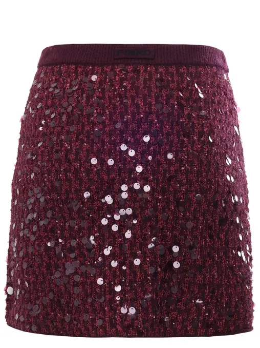Юбка с пайетками PINKO