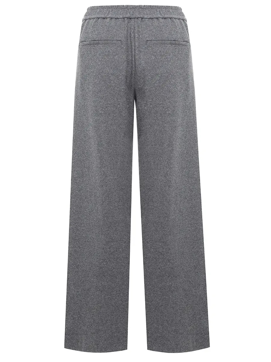 Брюки однотонные