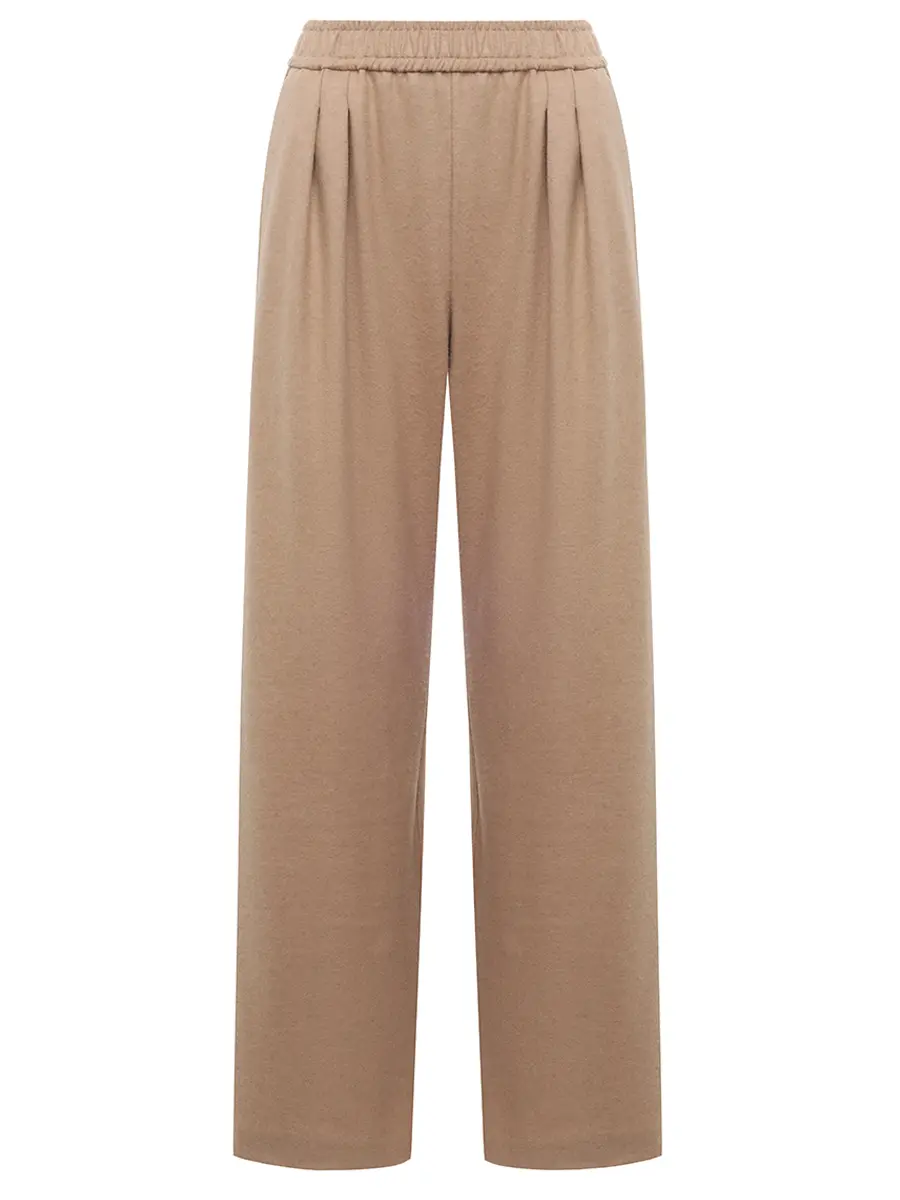 Брюки однотонные