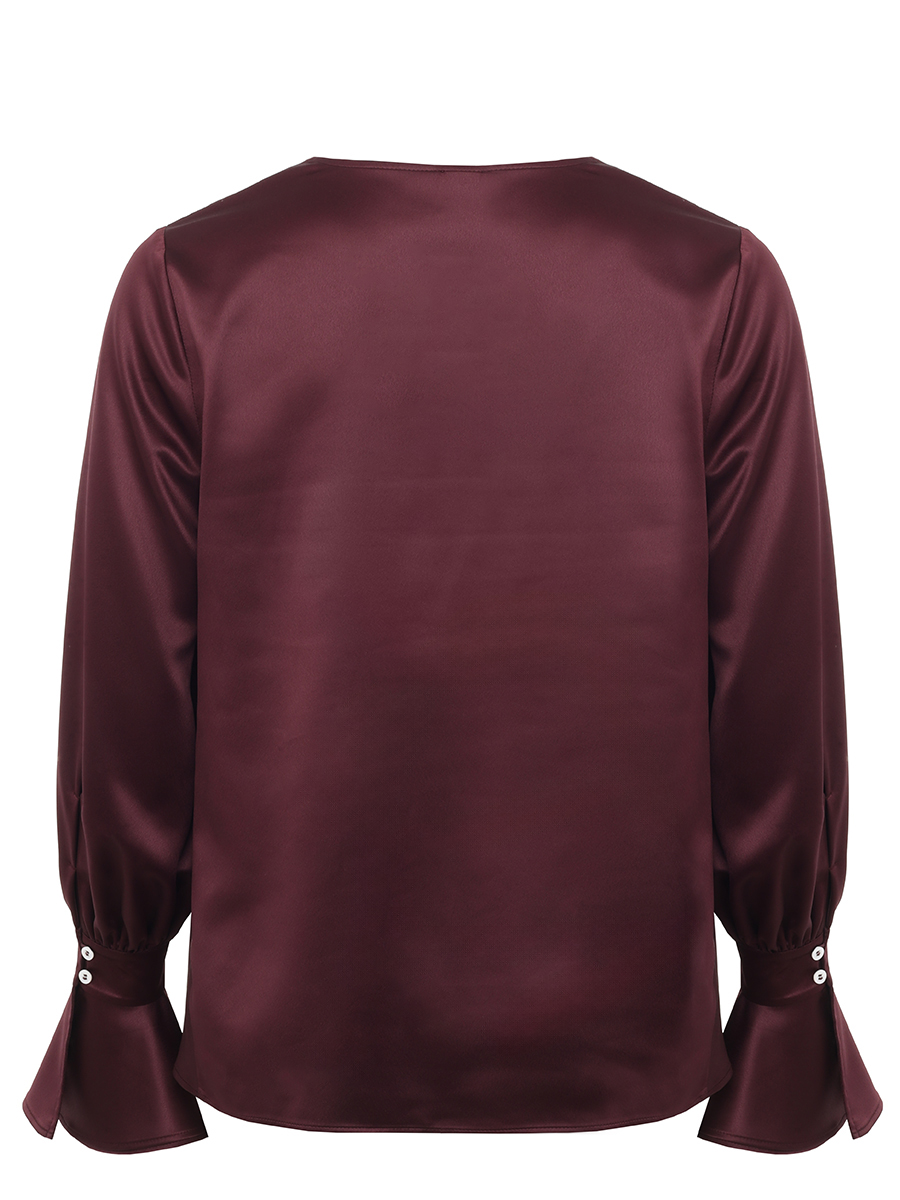 Блуза однотонная