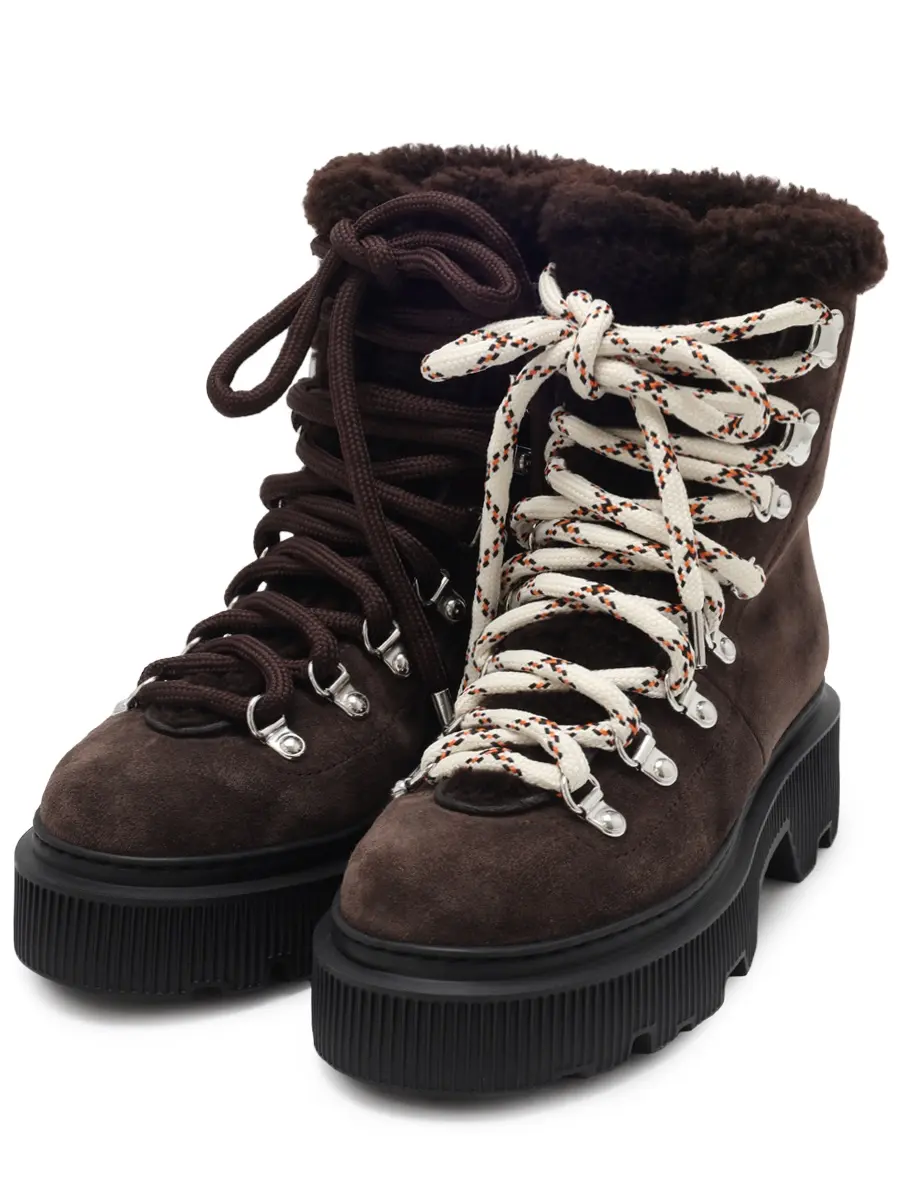 Ботинки замшевые