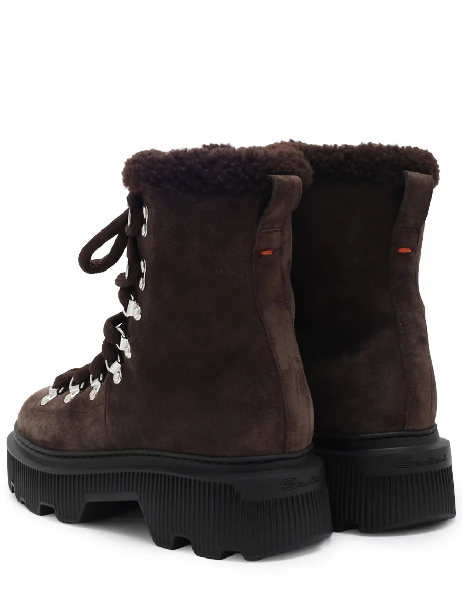 Ботинки замшевые