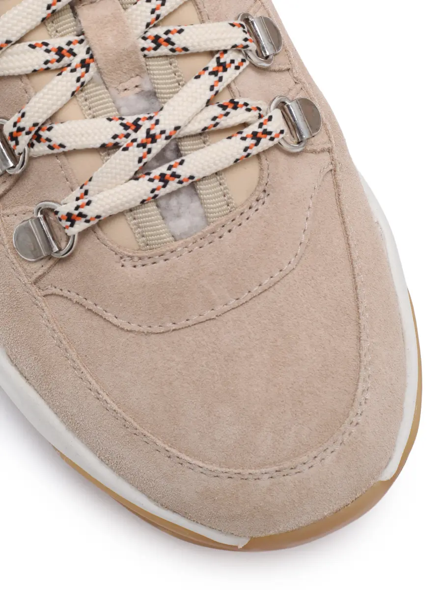 Кроссовки замшевые на меху