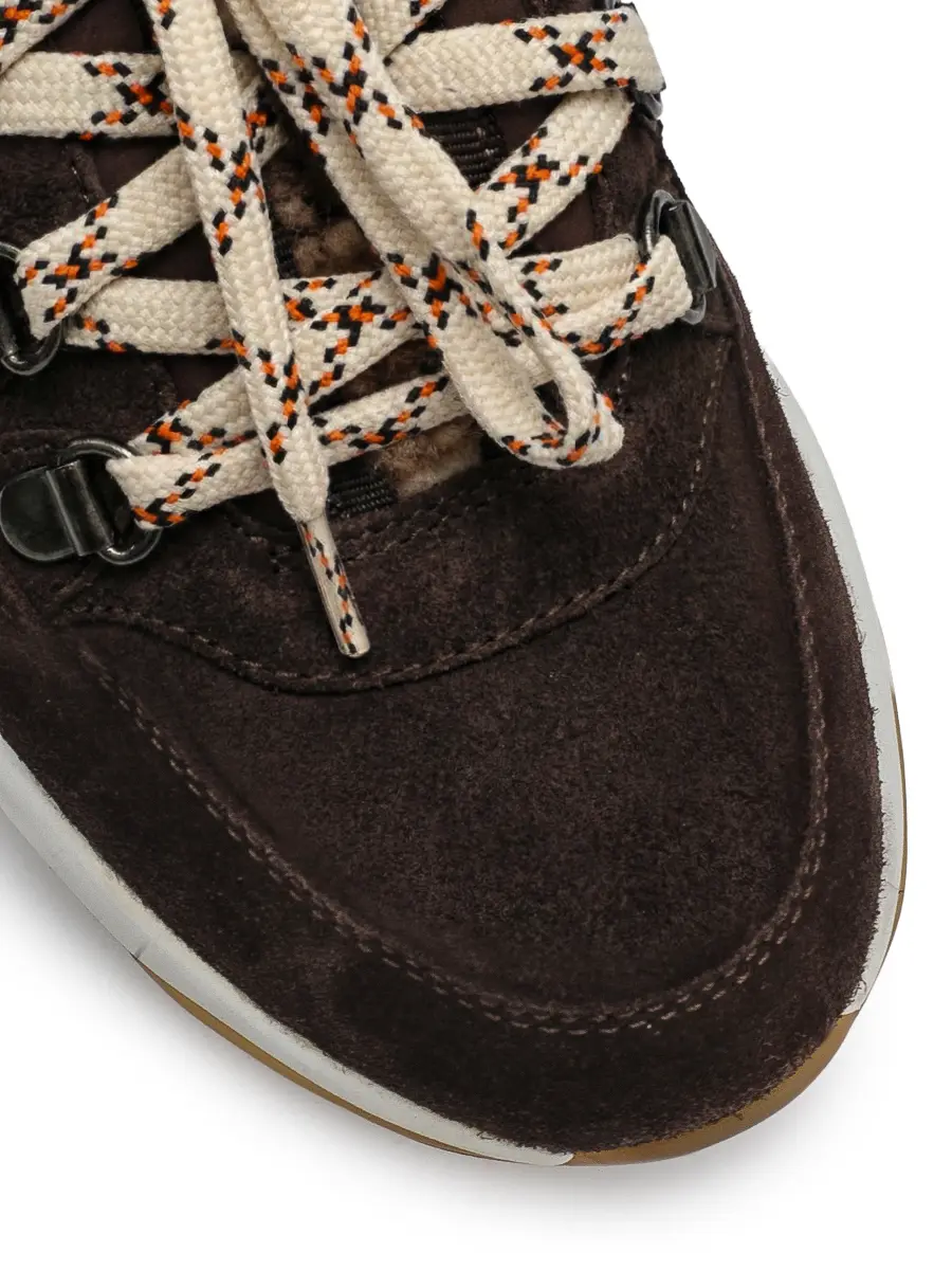 Кроссовки замшевые на меху