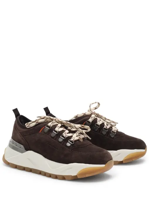 Кроссовки замшевые на меху SANTONI