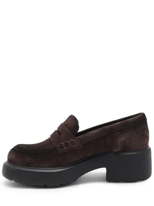 Лоферы замшевые SANTONI