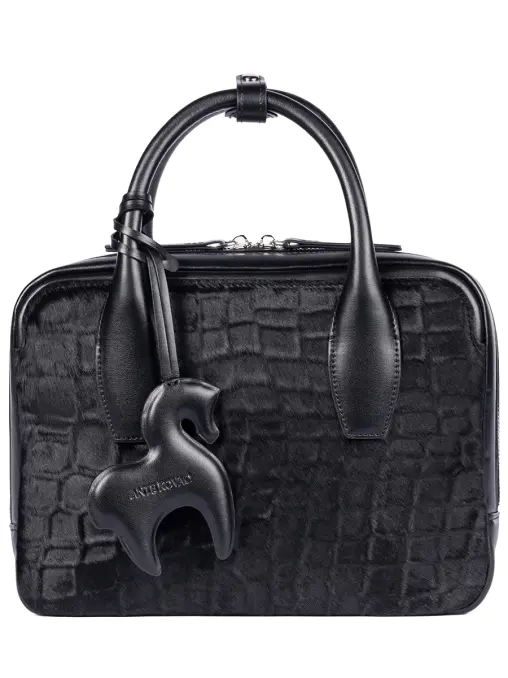 Сумка кожаная "Black Crocco" ANTE KOVAC