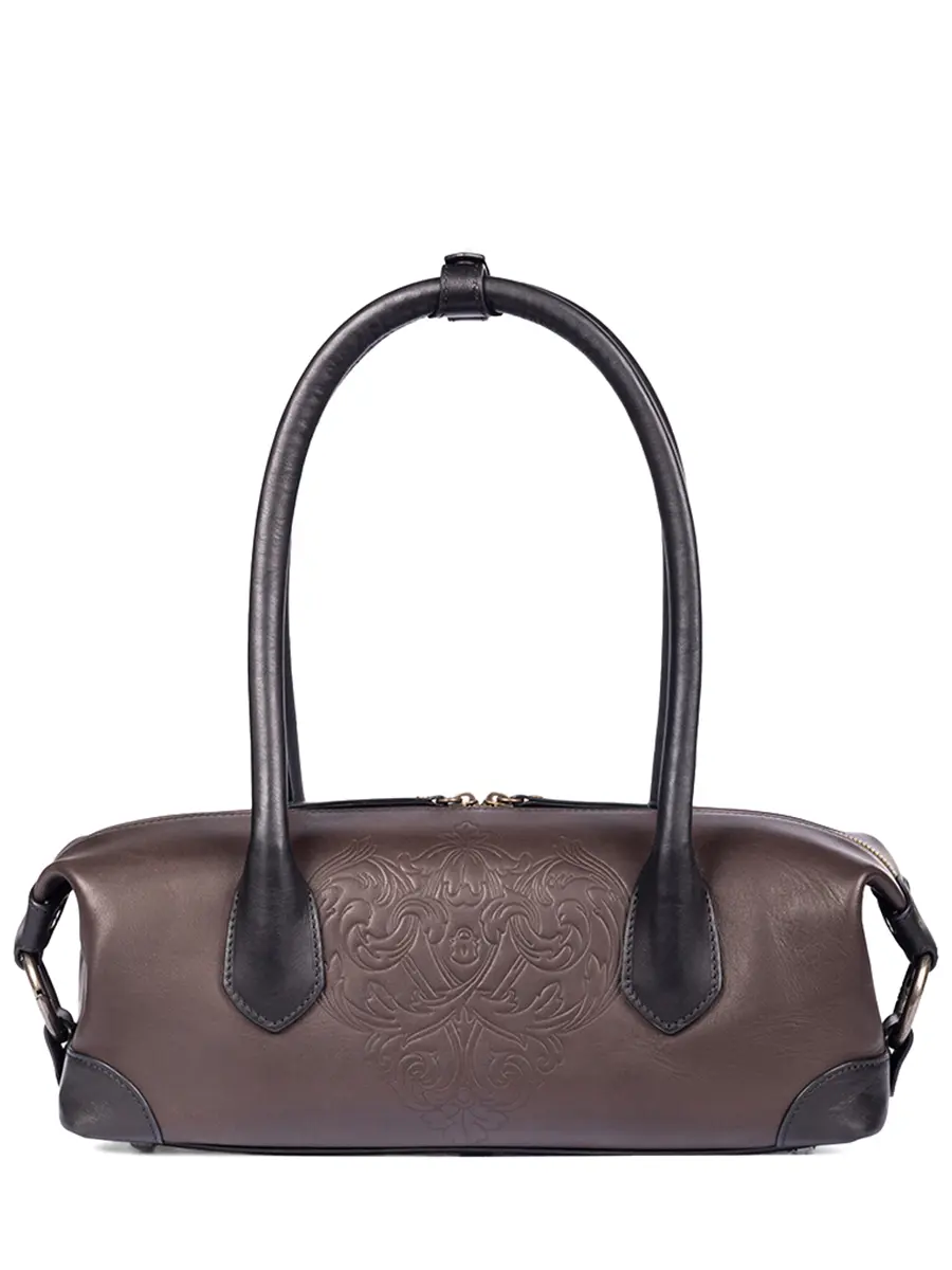 Сумка Baguette "Monogram" кожаная