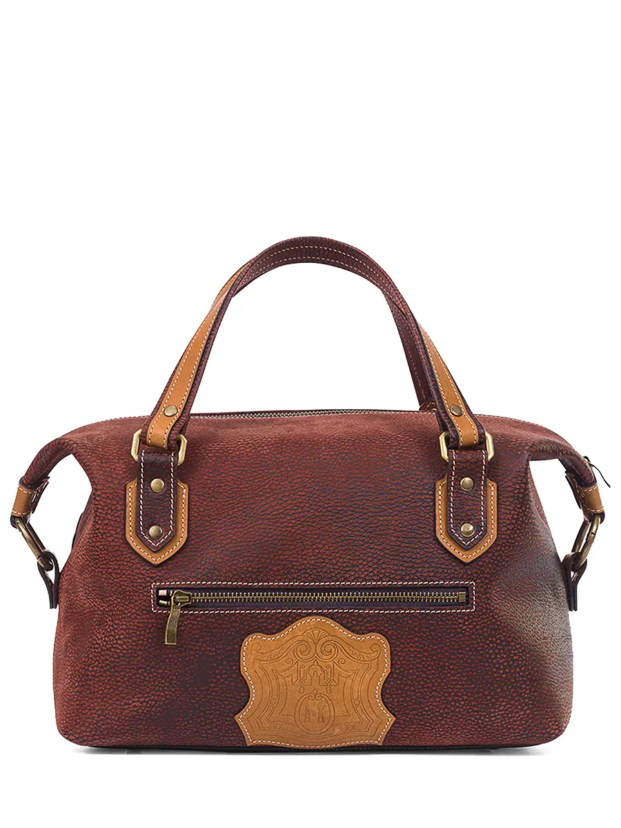 Сумка "Мужчина в доспехах" кожаная