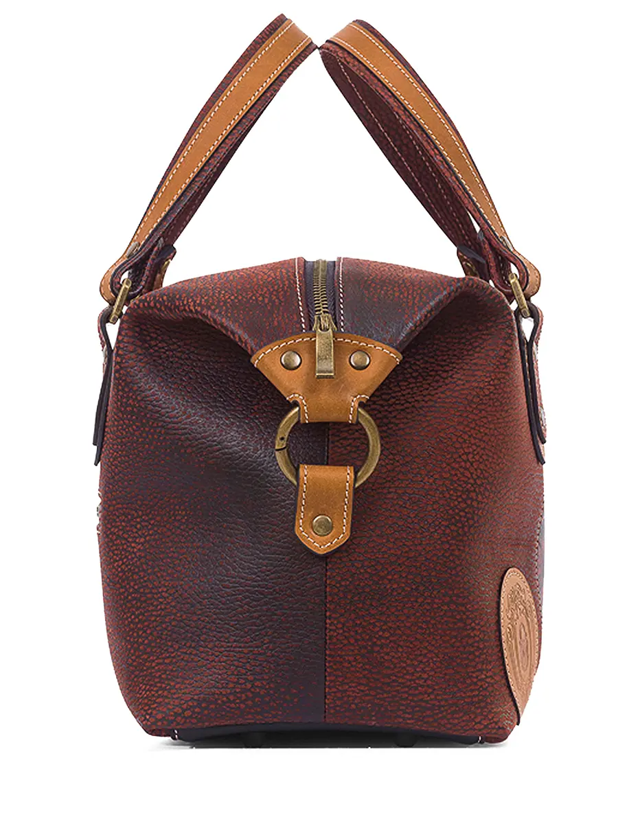 Сумка "Мужчина в доспехах" кожаная