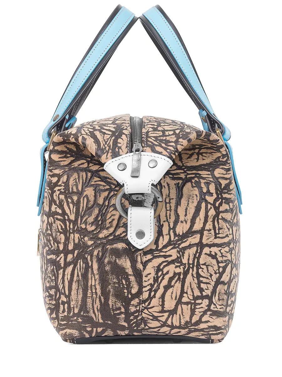 Сумка "Подсолнухи для Mrs. Van Gogh" кожаная