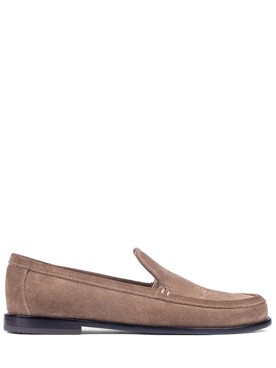 Лоферы "Mocha Mousse" замшевые