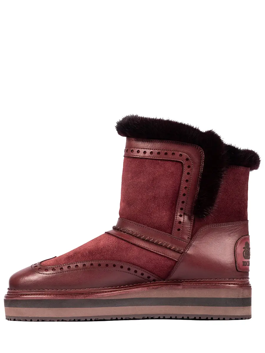 Угги кожаные на меху