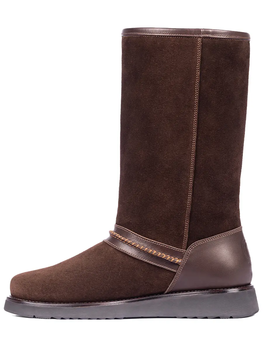 Сапоги замшевые "Chocolate Queen"