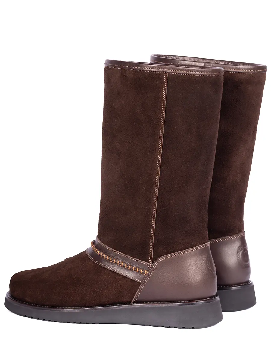 Сапоги замшевые "Chocolate Queen"