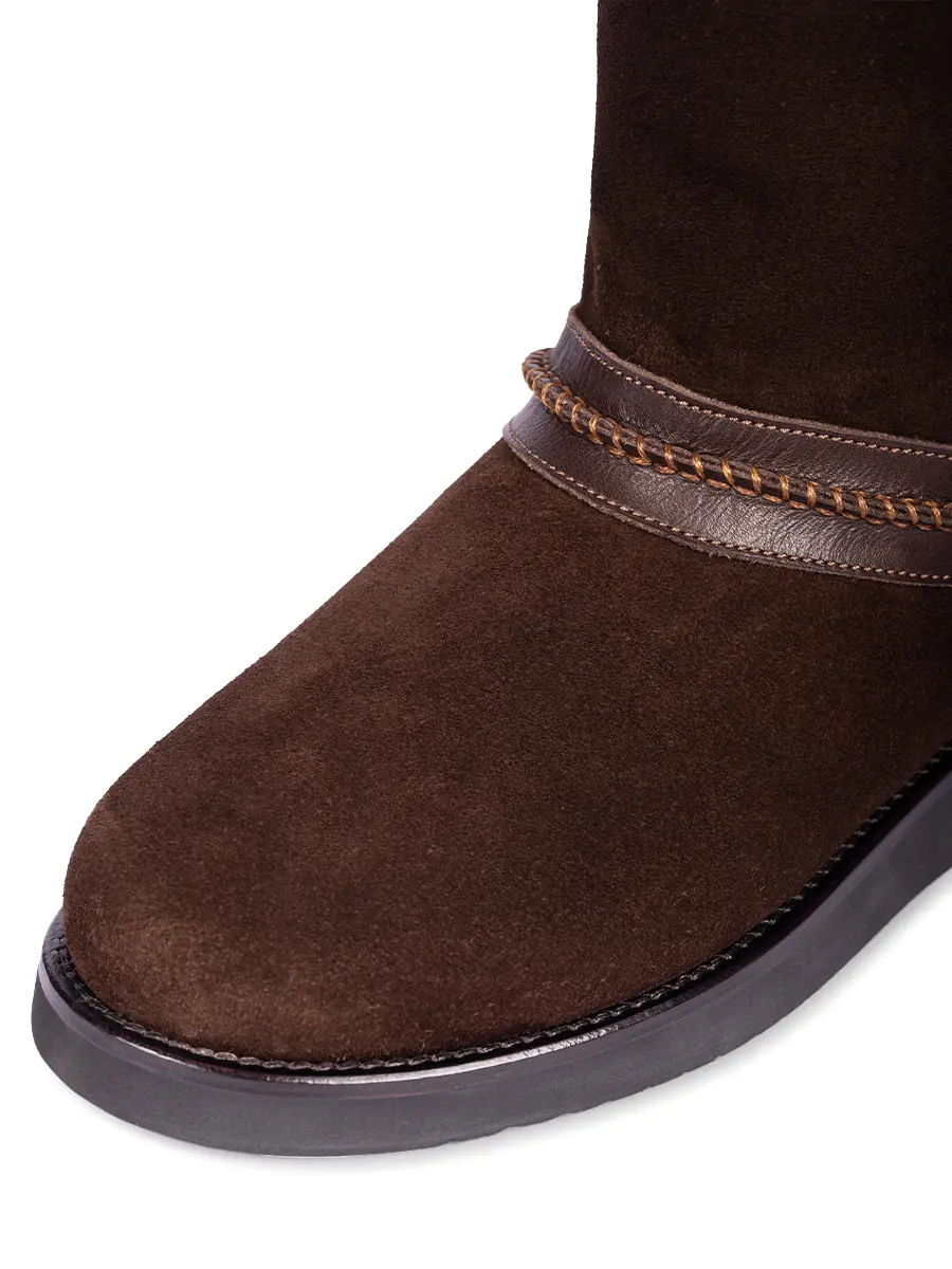 Сапоги замшевые "Chocolate Queen"