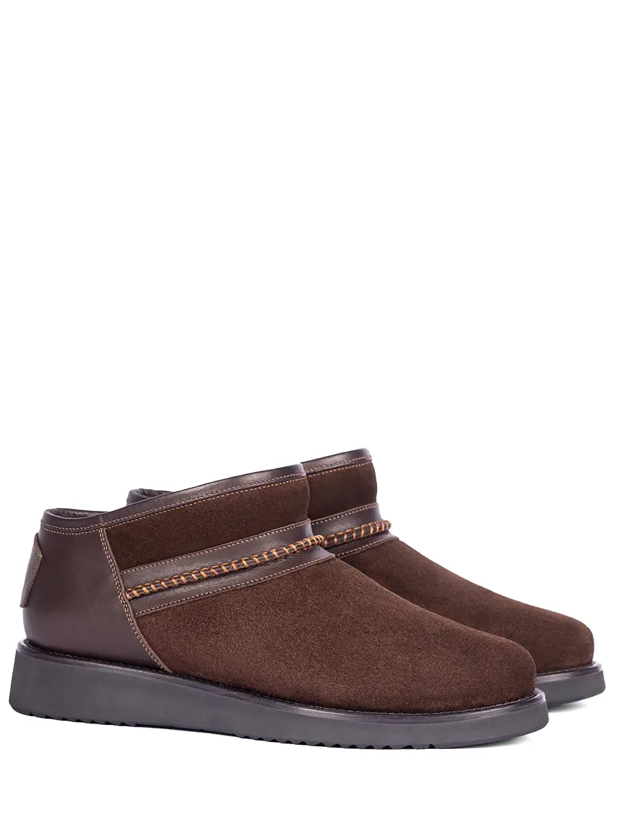 Угги комбинированные "Chocolate" на меху