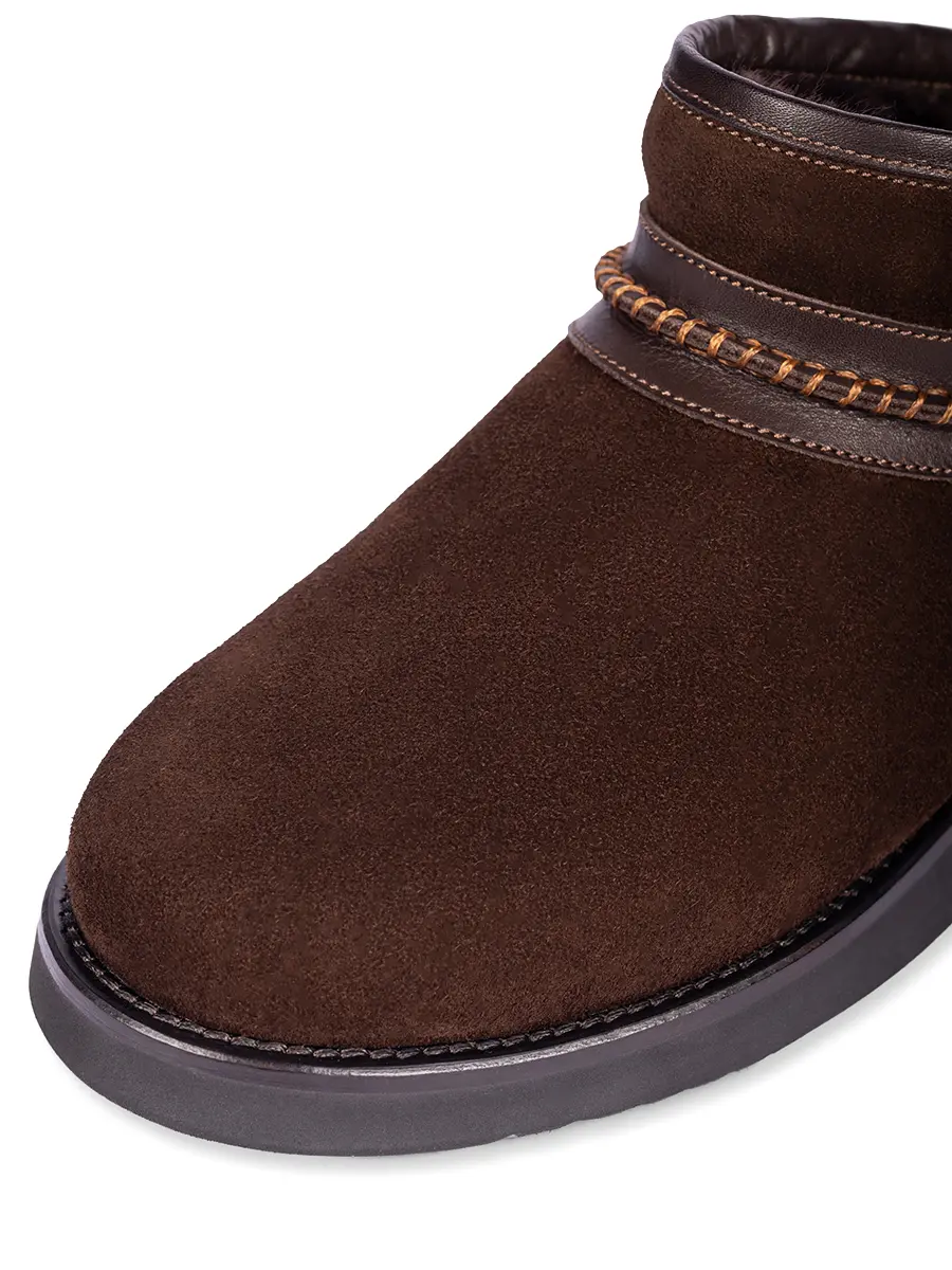 Угги комбинированные "Chocolate" на меху