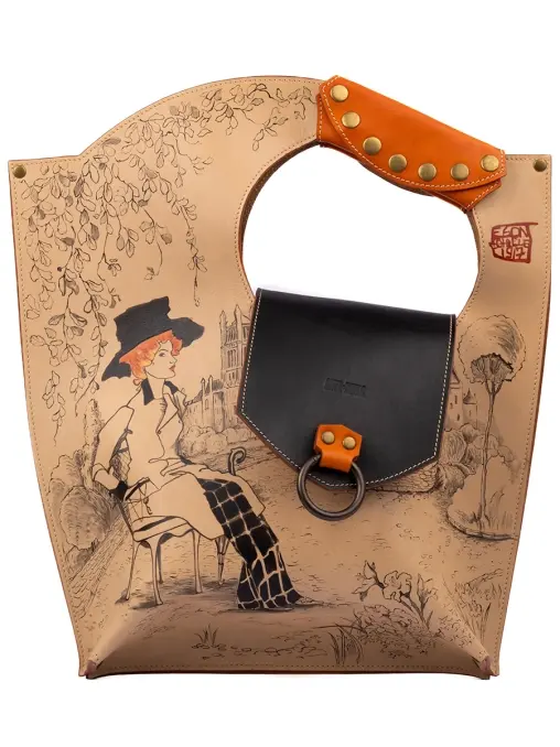 Сумка Мак "Портрет" кожаная ANTE KOVAC