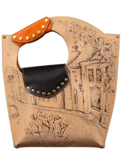 Сумка Мак "Портрет" кожаная ANTE KOVAC