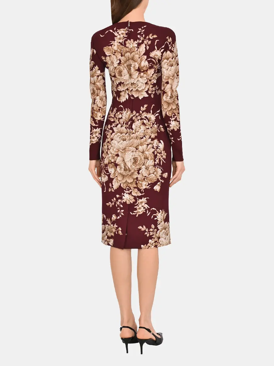 Платье шелковое