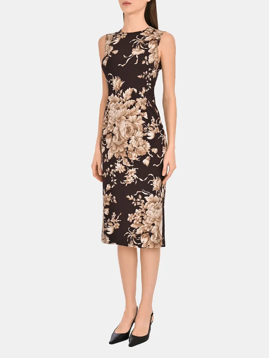 Платье шелковое