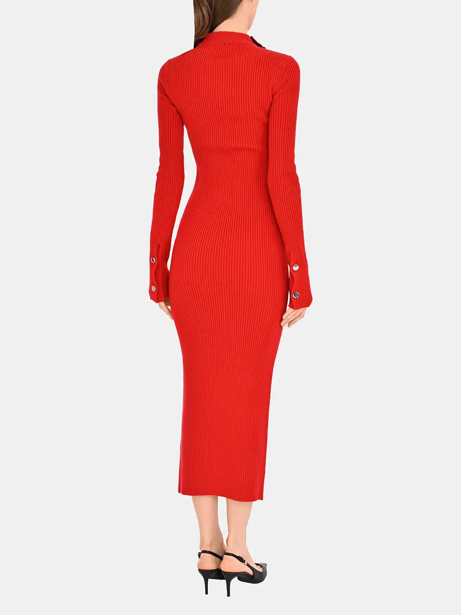 Платье шерстяное