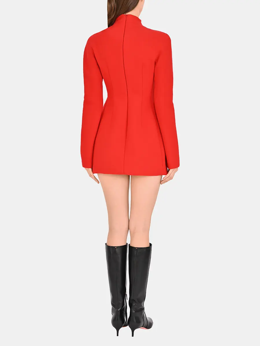 Платье однотонное