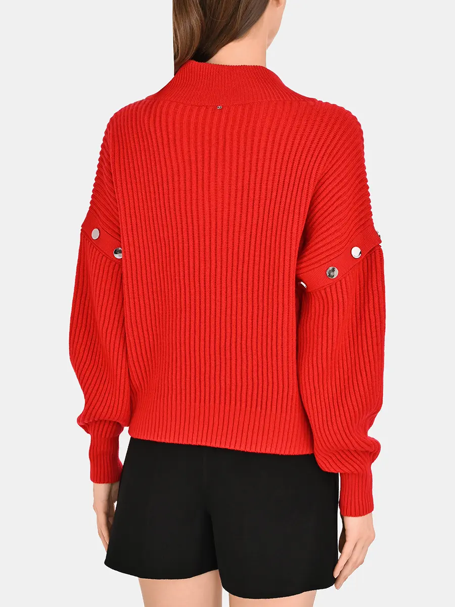 Пуловер шерстяной