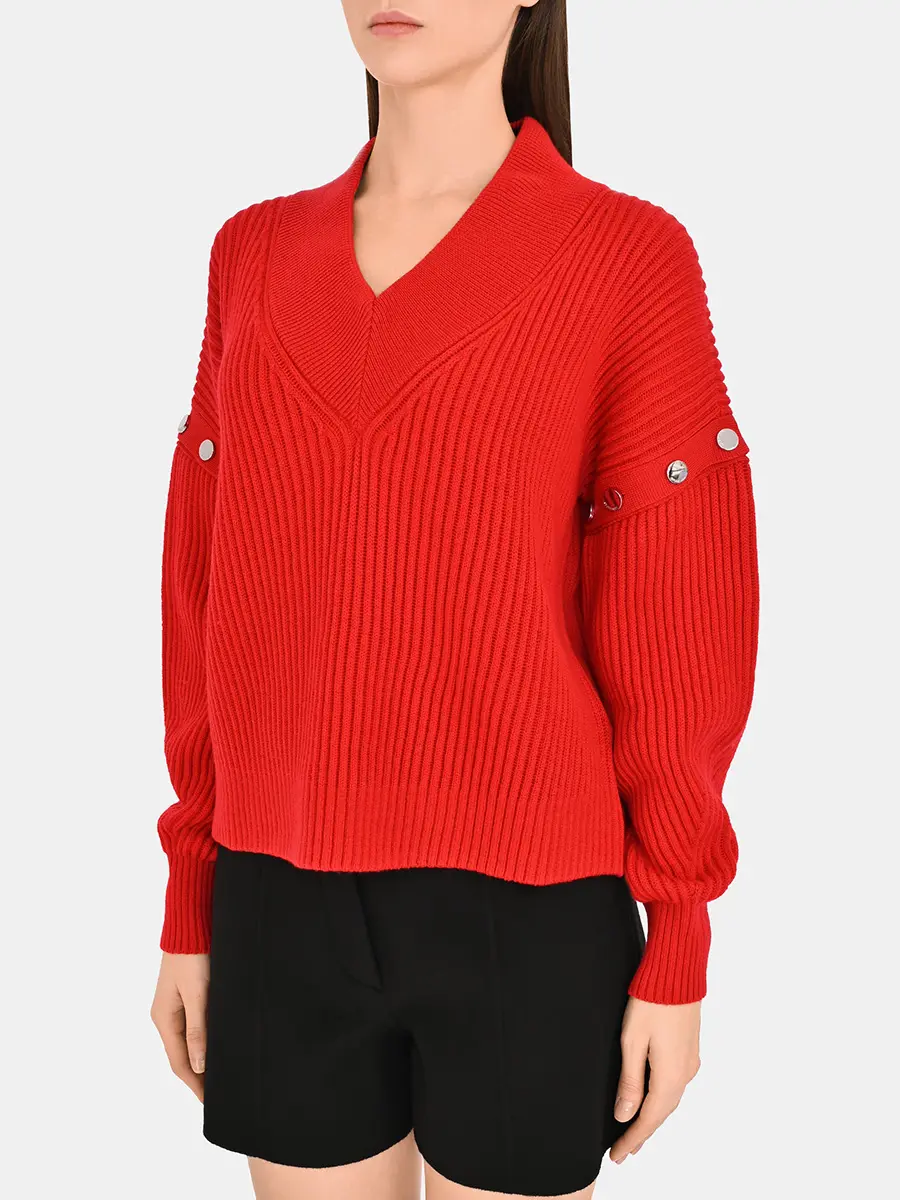 Пуловер шерстяной