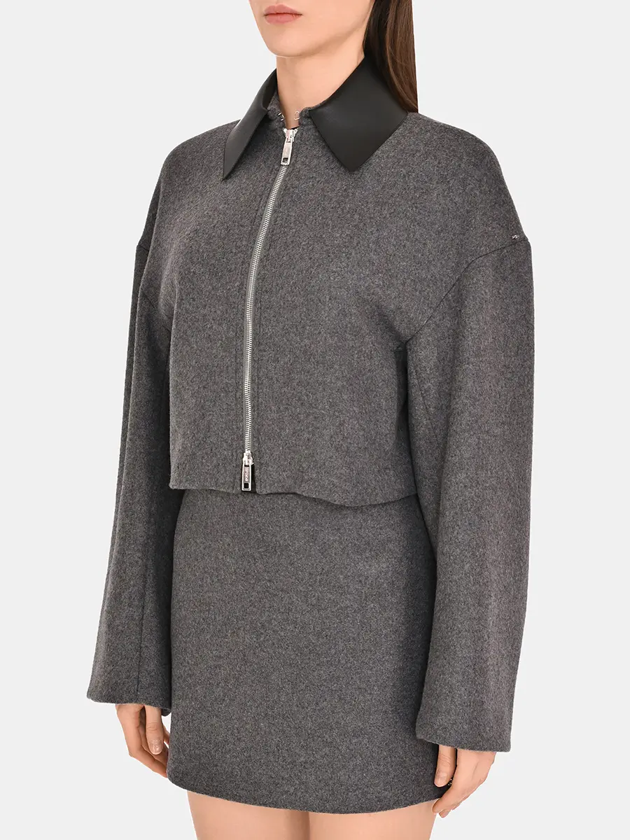 Жакет шерстяной