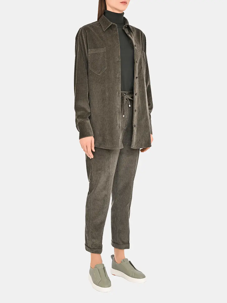 Рубашка вельветовая