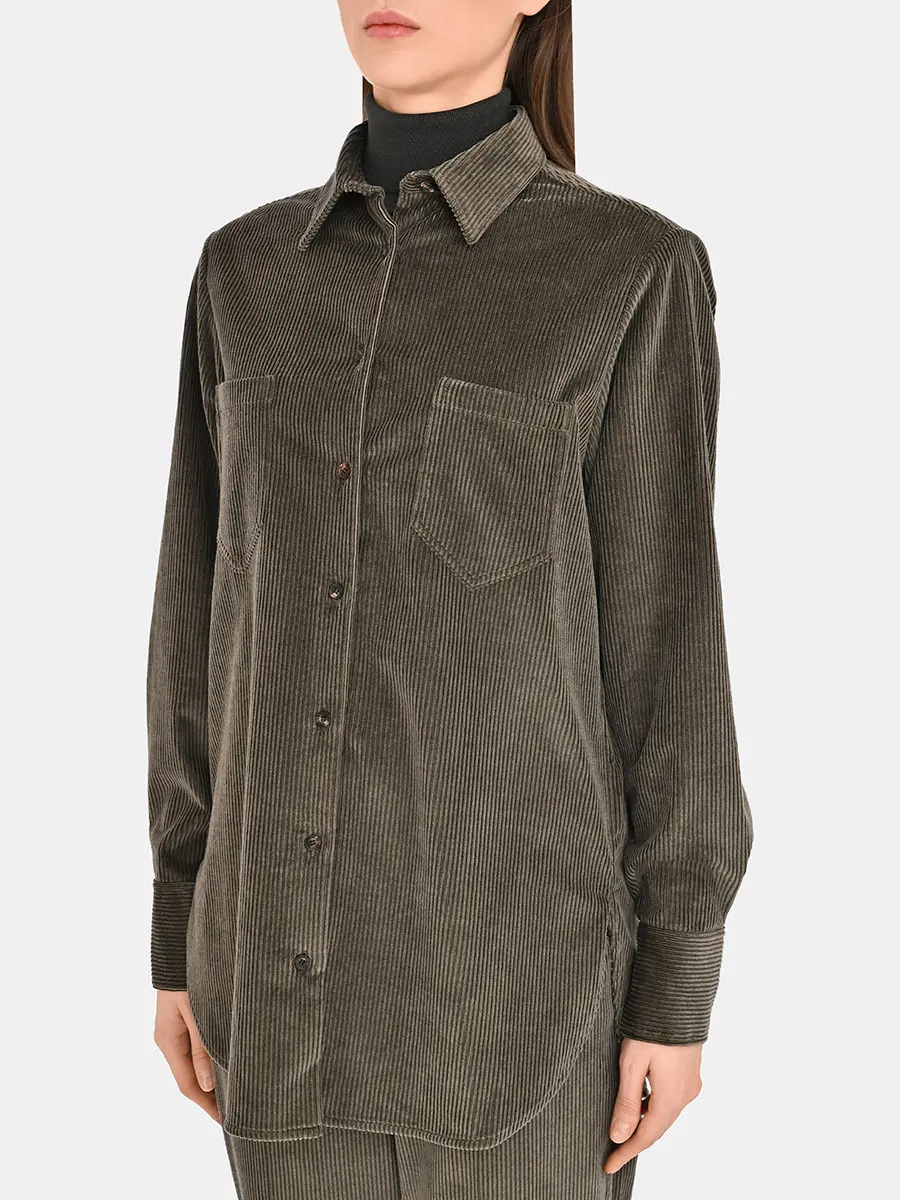 Рубашка вельветовая