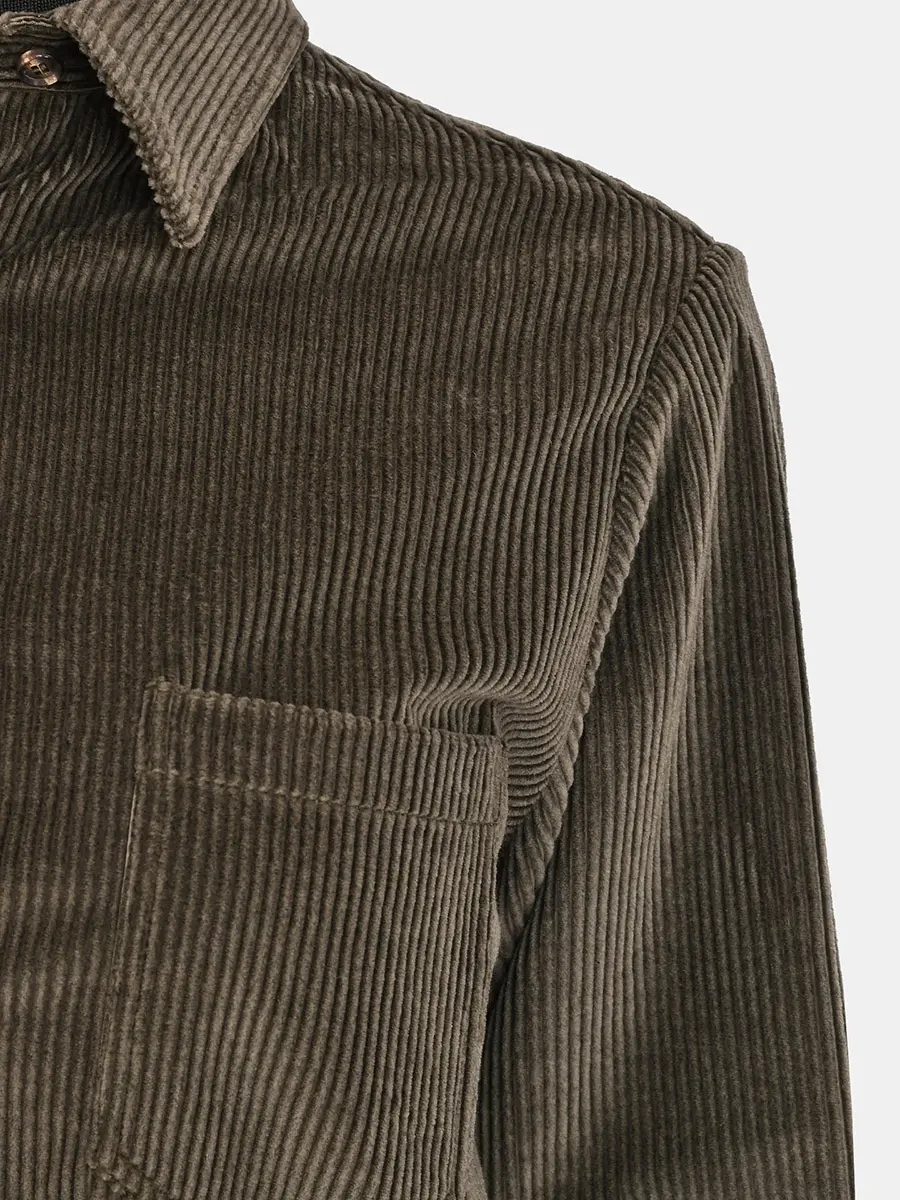 Рубашка вельветовая