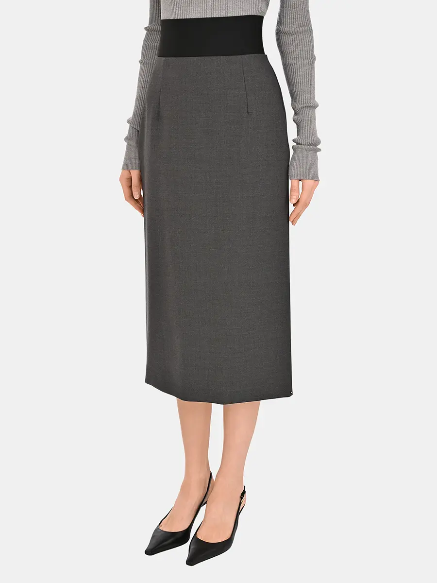 Юбка шерстяная