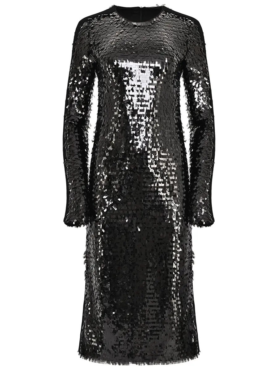 Платье однотонное