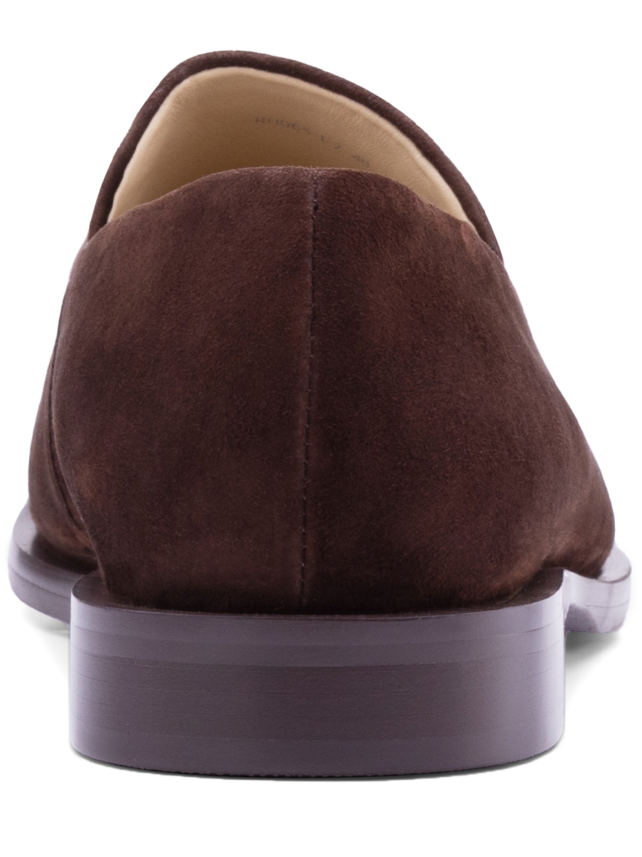 Лоферы замшевые