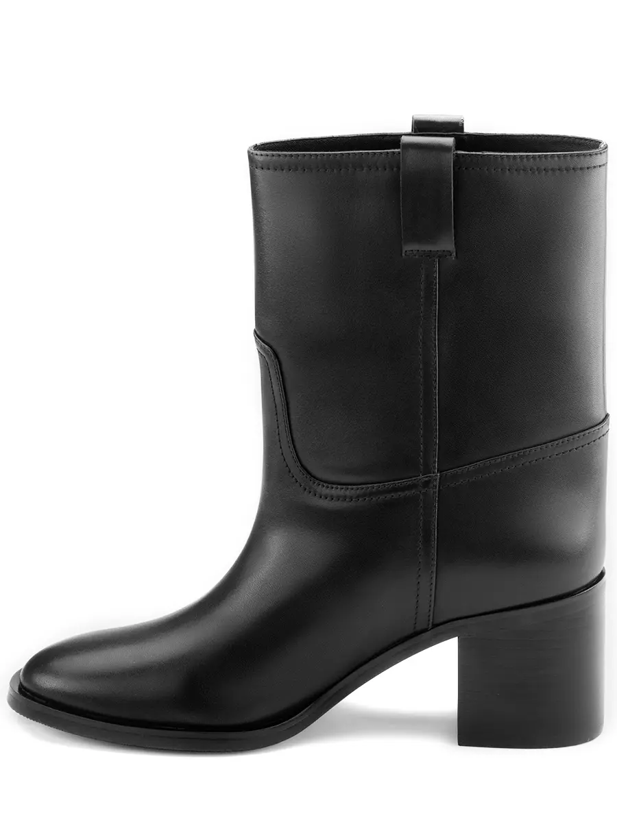 Полусапоги кожаные