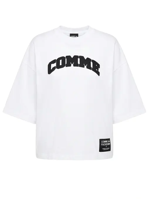 Футболка хлопковая COMME DES FUCKDOWN