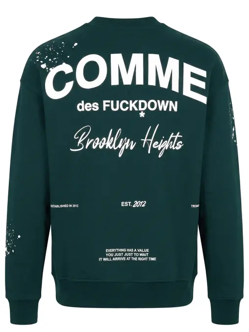 Толстовка хлопковая COMME DES FUCKDOWN