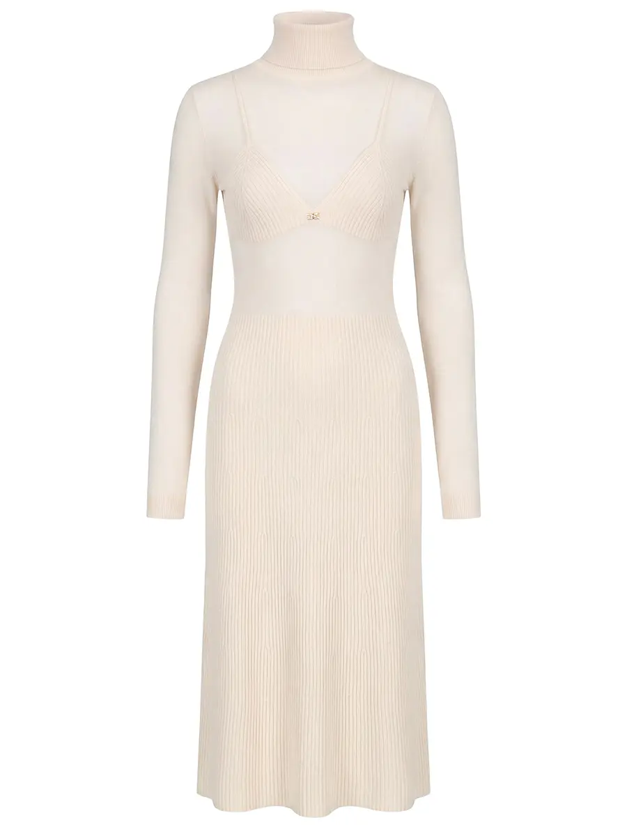 Платье шерстяное