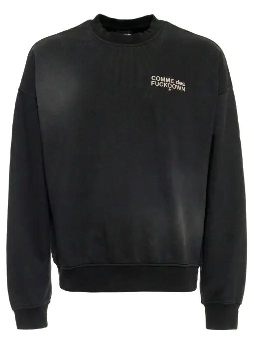 Толстовка хлопковая COMME DES FUCKDOWN