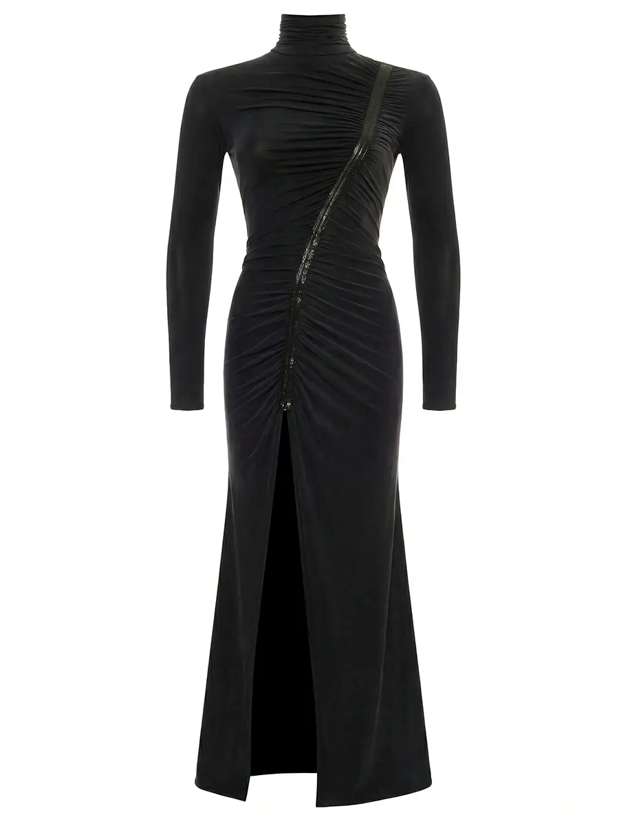 Платье однотонное