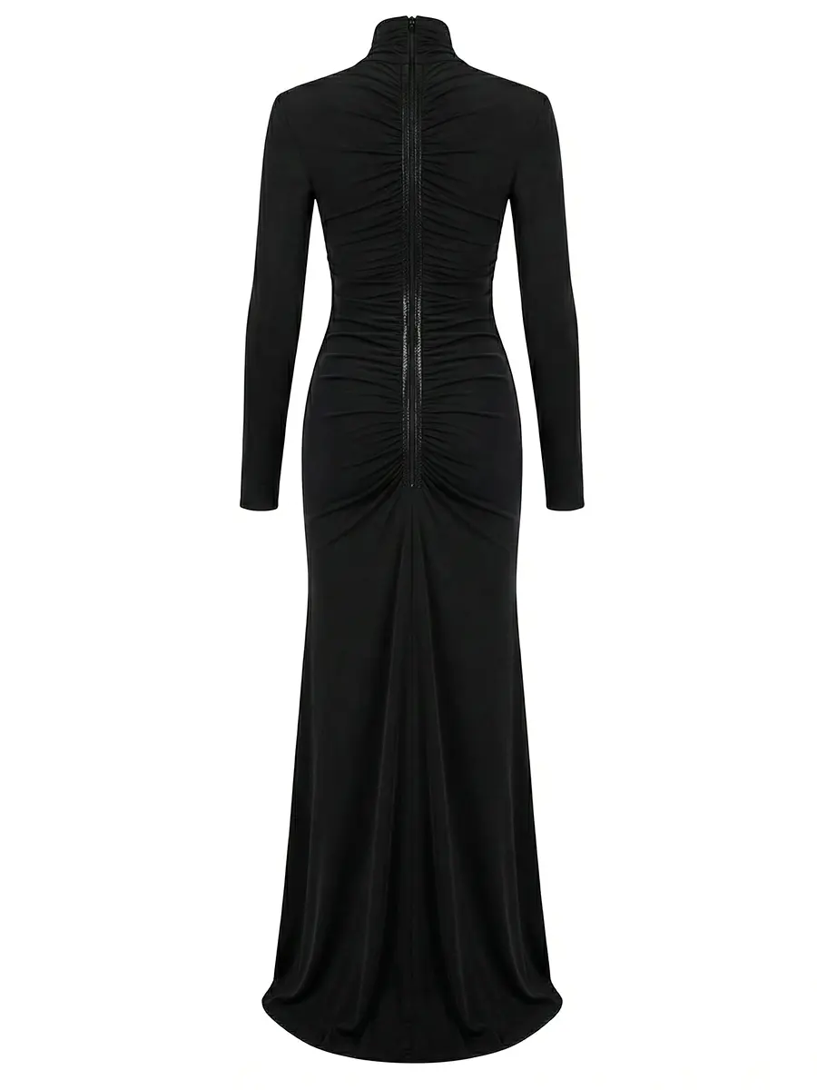 Платье однотонное