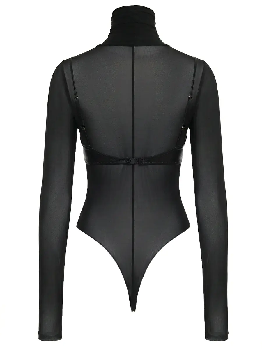 Боди из сетки