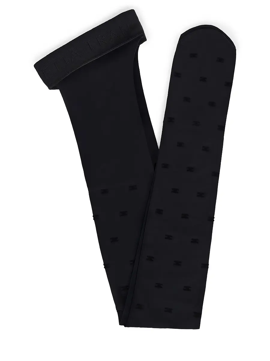 Колготки однотонные