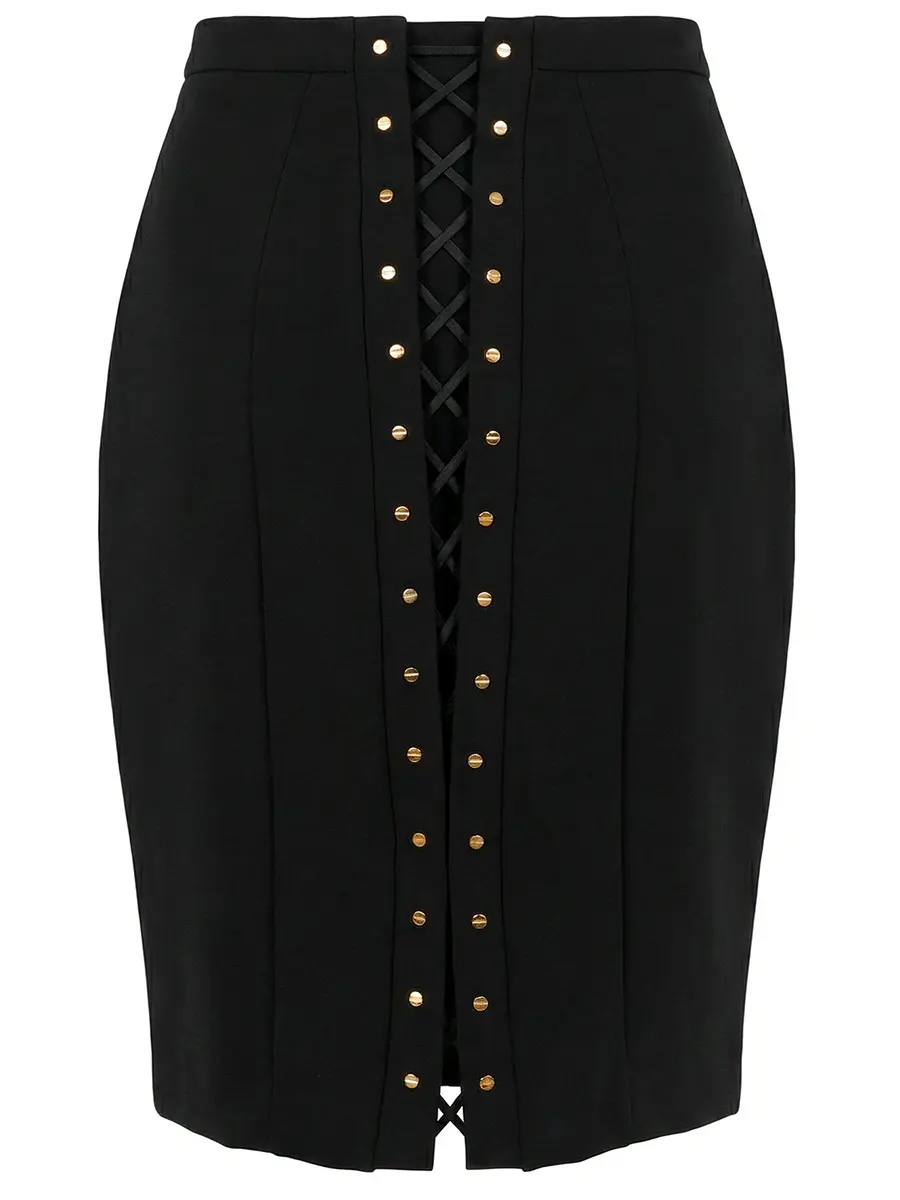 Юбка однотонная