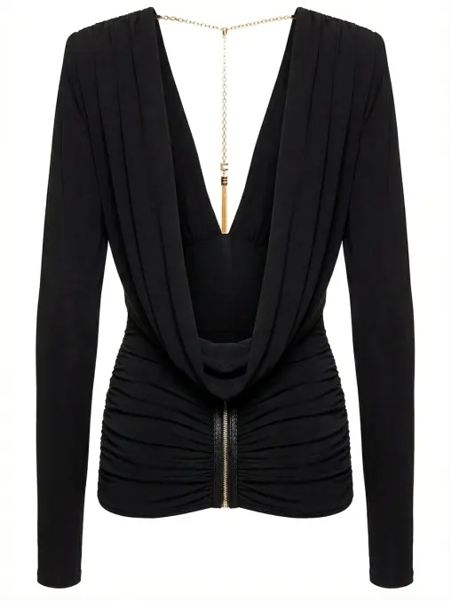 Блуза из купро ELISABETTA FRANCHI